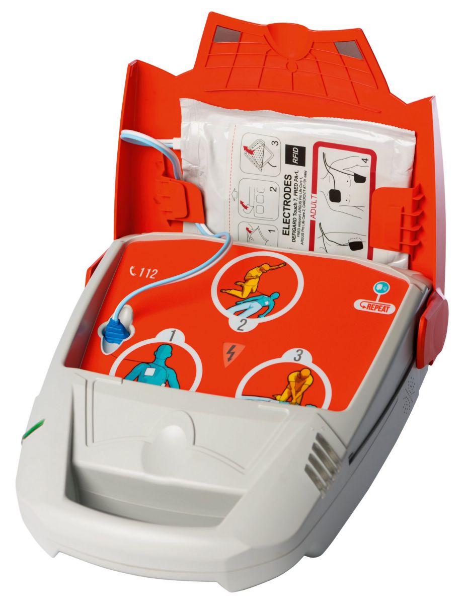 FRED PA-1 automātiskais/pusautomātiskais defibrilators iekšpuse